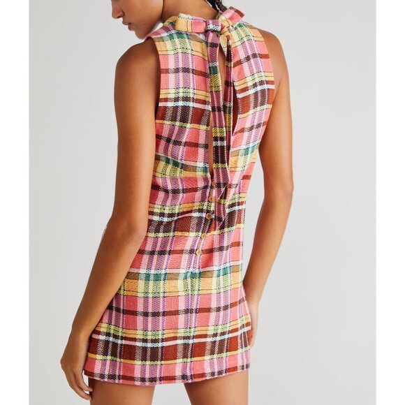 FREE PEOPLE Walk The Walk Plaid Mini / Retro Combo - Picture 7 of 10